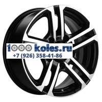 Khomen Wheels 6,5x16/5x139,7 ET40 D98,5 KHW1602 (Niva 4x4) Black-FP
