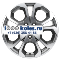 Khomen Wheels 6,5x17/5x114,3 ET50 D66,1 KHW1711 (Arkana/Kaptur) Gray-FP