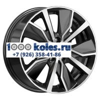 K&K 6,5x16/5x114,3 ET45 D66,1 Гамбит (КС961) Алмаз черный