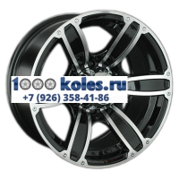 LS 8x17/6x139,7 ET10 D107,1 766 BKF (конус, Колпак+лого)