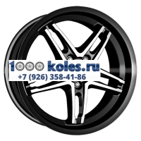 Alutec 8x18/5x120 ET35 D72,6 Poison Cup Diamond Black Front polished