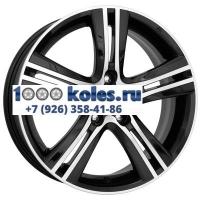 K&K 6,5x16/5x114,3 ET43 D67,1 Борелли-оригинал (КС613) Алмаз черный