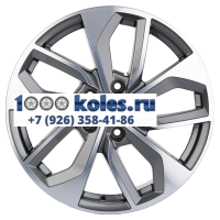 Khomen Wheels 7x17/5x112 ET43 D57,1 KHW1703 (Kodiaq/Tiguan) Gray-FP