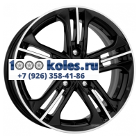K&K 6x15/5x114,3 ET46 D67,1 Trinity-оригинал (КС615) Алмаз черный