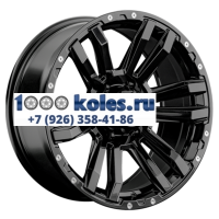 LS 9x18/6x139,7 ET15 D106,1 1339 BK (конус, Колпак+лого)