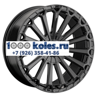 LS FlowForming 9x18/6x139,7 ET15 D106,1 RC80 BK (конус, Колпак+лого)