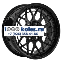 LS Forged 8x17/6x139,7 ET20 D106,1 LS FG52 BK (конус, Колпак+лого)