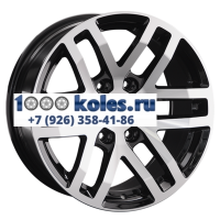 LS 8,5x17/6x139,7 ET30 D106,1 1279 BKF (конус, Колпак+лого)