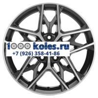 Khomen Wheels 7x17/5x114,3 ET45 D60,1 KHW1709 (Changan/Geely/Lexus/Toyota) Black-FP