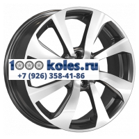 K&K 6x16/4x100 ET49 D54,1 КС893 Алмаз черный