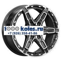 K&K 8x18/6x114,3 ET46 D67,1 Дистрикт (КС1159) Алмаз черный
