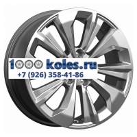 K&K 7x17/5x114,3 ET50 D66,1 Авиор (КС936) Дарк платинум брайт