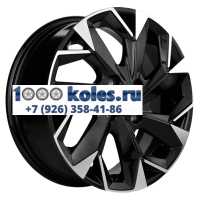 Khomen Wheels 6x15/4x100 ET40 D60,1 KHW1508 (Logan/Sandero) Black-FP