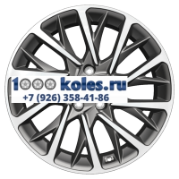 Khomen Wheels 7,5x18/5x112 ET39 D66,6 KHW1804 (Audi A4/A6) Gray-FP