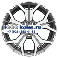 Khomen Wheels 7x17/5x112 ET40 D57,1 KHW1715 (Kodiaq/Tiguan) Gray-FP