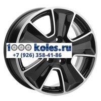 Khomen Wheels 6,5x16/5x114,3 ET45 D54,1 KHW1601 (Geely Atlas Pro) Black-FP