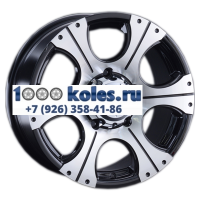 LS 8x17/5x150 ET55 D110,1 867 BKF (Колпак+лого)