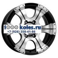 K&K 8x16/6x139,7 ET0 D111,6 Байконур (КС465М) Алмаз черный
