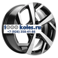 Khomen Wheels 7x17/5x114,3 ET37 D66,5 KHW1712 (Jolion) Black-FP (сфера)