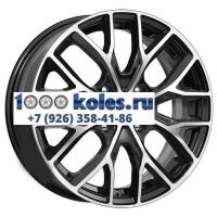 K&K 6x16/4x100 ET37 D60,1 Лилиом-оригинал (КС891) Алмаз черный