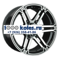 LS 8x17/6x139,7 ET10 D110,5 473 BKF (конус, Колпак+лого)