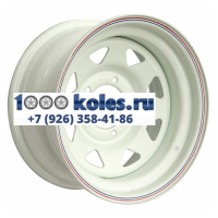 Off-Road Wheels 7x15/5x139,7 ET0 D110 УАЗ (треуг. мелкий) Белый