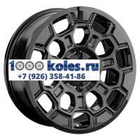 LS 8x18/6x139,7 ET36 D100,1 1364 BK (конус, Колпак+лого)