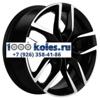 Khomen Wheels 6,5x17/5x114,3 ET45 D60,1 KHW1708 (Toyota C-HR) Black-FP