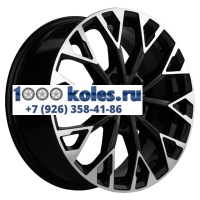 Khomen Wheels 7x17/5x108 ET50 D63,3 KHW1718 (Kuga/Focus/Volvo XC40/XC70) Black-FP