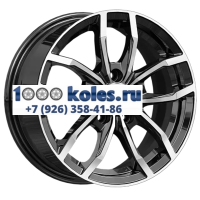 K&K 6,5x15/5x114,3 ET43 D66,1 Фрост (КС1048) Алмаз черный