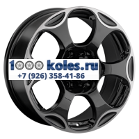 LS 8x18/6x139,7 ET36 D100,1 310 BKL (конус, Колпак+лого)