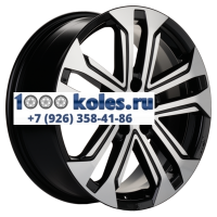 Khomen Wheels 7x18/5x108 ET46 D63,4 KHW1803 (Tugella) Black-FP