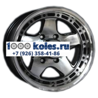 LS 8x15/6x139,7 ET-10 D106,1 870 BKF (конус, Колпак+лого)