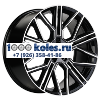 Khomen Wheels 9,5x21/5x114,3 ET30 D66,1 KHW2101 (Infiniti) Black-FP