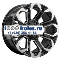 LS 9x17/6x139,7 ET20 D106,1 1366 BKF (конус, Колпак+лого)