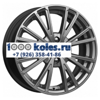 K&K 6x16/4x100 ET50 D60,1 Меандр-оригинал (КС879) Дарк платинум
