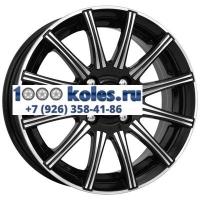 K&K 5x13/4x98 ET38 D58,5 Сиеста (КС477) Алмаз черный