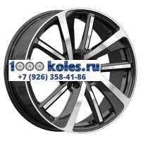 K&K 7x18/5x108 ET38 D60,1 КС1111 Алмаз черный