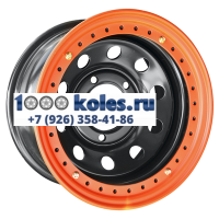 Off-Road Wheels 8x16/5x150 ET-3 D113 Тойота Ленд Крузер 100 Черный с бедлоком (оранжевый)