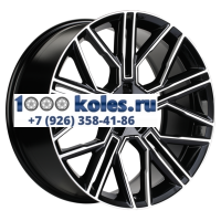 Khomen Wheels 9,5x21/5x112 ET36 D66,6 KHW2101 (E-tron) Black-FP