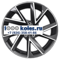 Khomen Wheels 7x17/5x112 ET45 D57,1 KHW1714 (Karoq) Black-FP