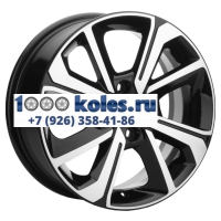 Khomen Wheels 6x15/4x98 ET36 D58,6 KHW1501 (Lada Granta) Black-FP