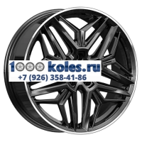 K&K 7x19/5x115 ET45 D70,2 Колумб (КС1038) Алмаз черный
