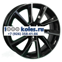 Khomen Wheels 6x16/5x100 ET45 D54,1 KHW1604 (Yaris) Black-FP