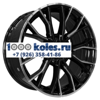 PDW 8x18/5x112 ET30 D66,56 5438 Gloss Black Machine Edge and Milled Spoke (PDW)