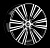 LS Forged FG15 8,0x19 6/139,7 ET25 D106,1 BKF (S087466)