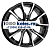 K&K 7,5x17/5x108 ET45 D67,1 Твист (КС697М) Алмаз черный