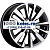 K&K 6,5x16/4x100 ET37 D60,1 Эрман (КС997) Алмаз черный