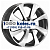 K&K 6x16/4x100 ET37 D60,1 КС893 Алмаз черный