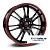 Dotz R19 / 8J PCD 5x112 ЕТ 45 ЦО 70.1 Shift pinstripe red
